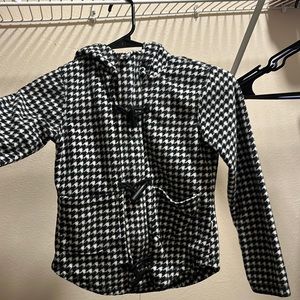 Kids white and black winter jacket